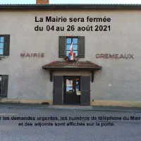 La mairie ferme