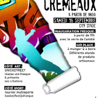 RAPPEL : Journée SPORT&rsquo;ART CREMEAUX au City Stade - fin inscription pour mini-tournoi le 3 septembre
