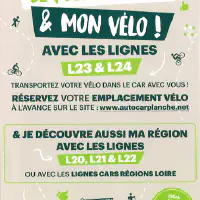 Je prends le car et le vélo et découvre ma région
