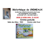 Raconte tapis jeudi 18 avril 2024