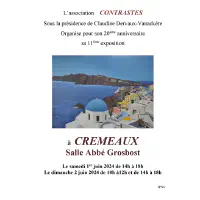 Exposition peinture les 1 &amp; 2 juin 2024