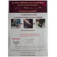 Point de collecte de verre culinaire à la mairie jusqu&rsquo;au 5 juillet 2024