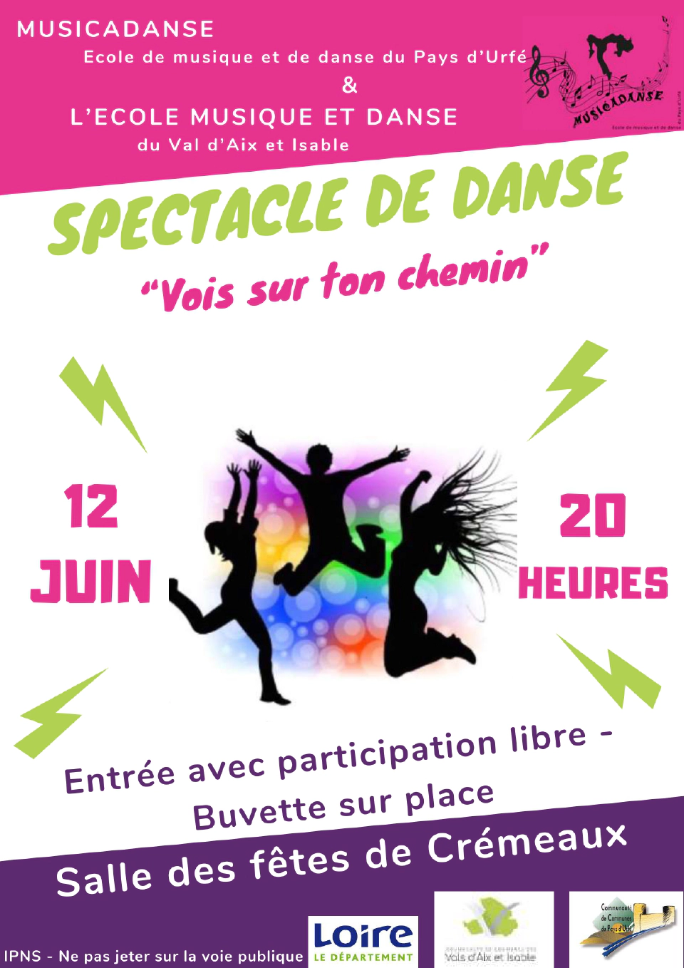 Affiche Spectacle Danse