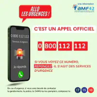 Services d&rsquo;urgence : nouveau numéro 0 800 112 112