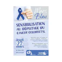 MARS BLEU : Sensibilisation au dépistage du cancer colorectal