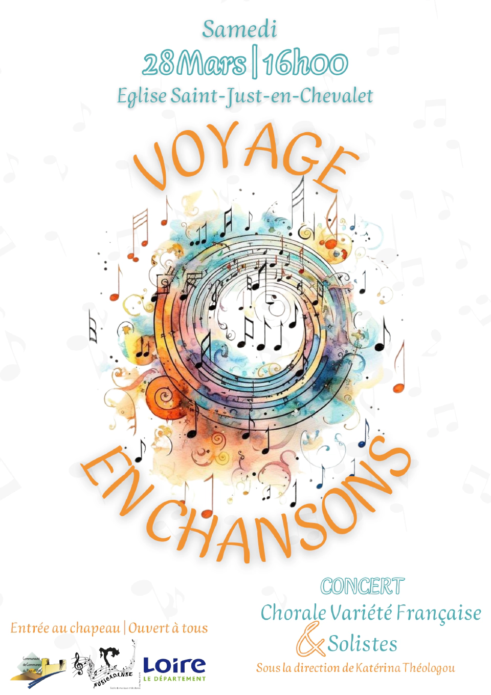 Musicadanse - Concert Voyage en chansons mars 2026