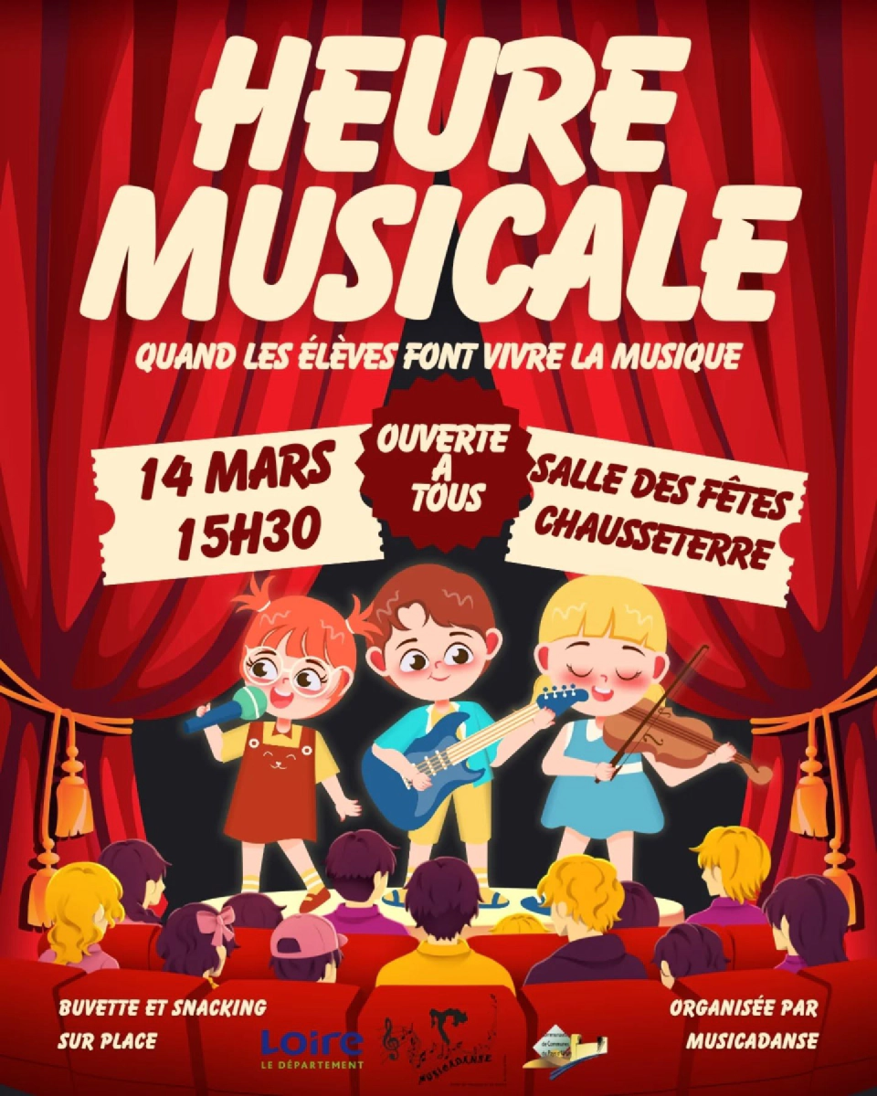 Musicadanse - Heure musicale mars 2026