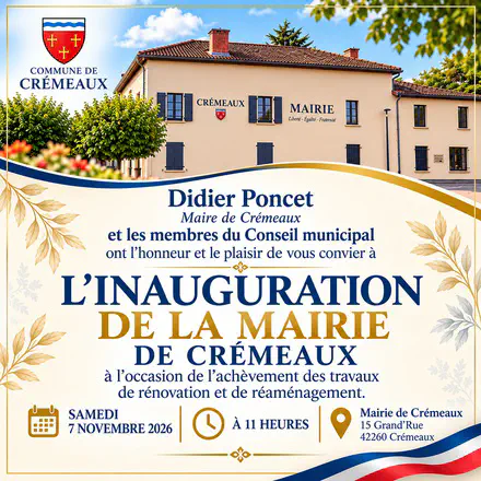 Inauguration de la Mairie